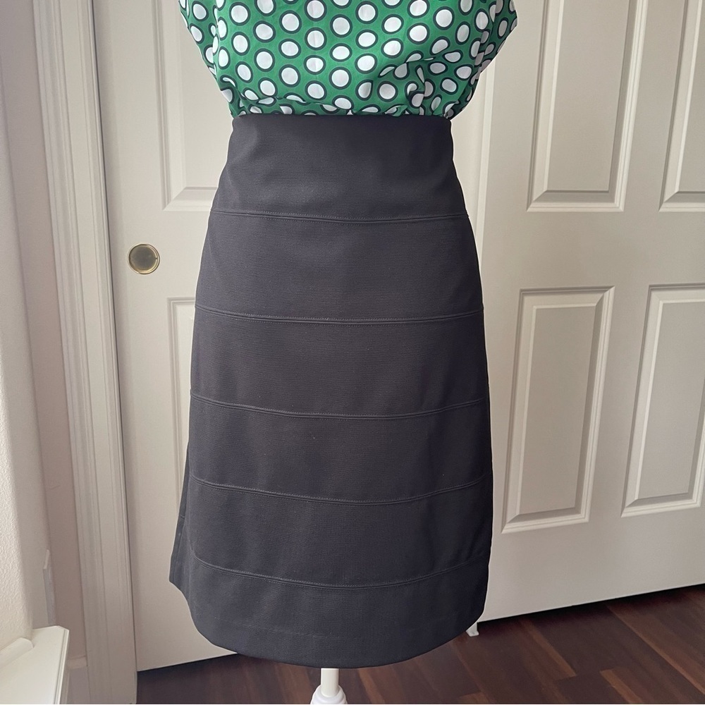 Alfani Black Stretch Pull-On Pencil Bandage Skirt Black L - Picture 4 of 12